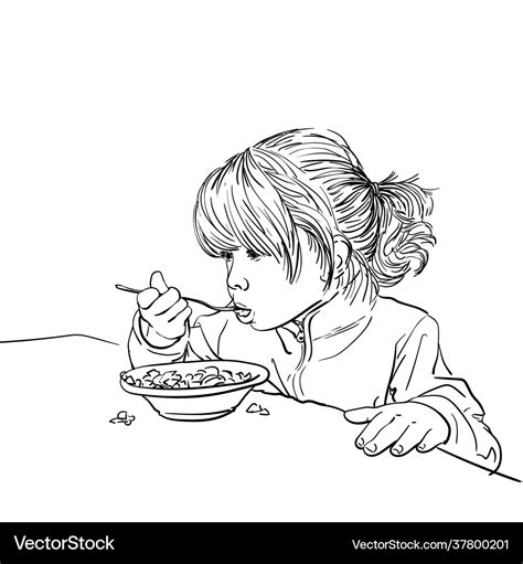 eating pictures drawing